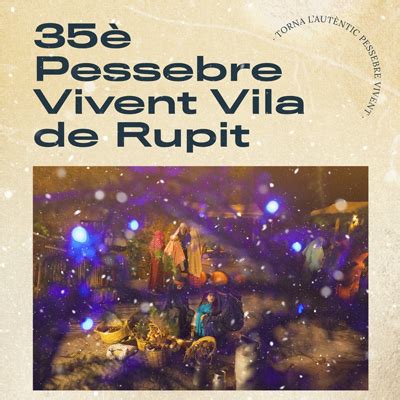 rupit pessebre vivent|35è Pessebre Vivent Vila de Rupit